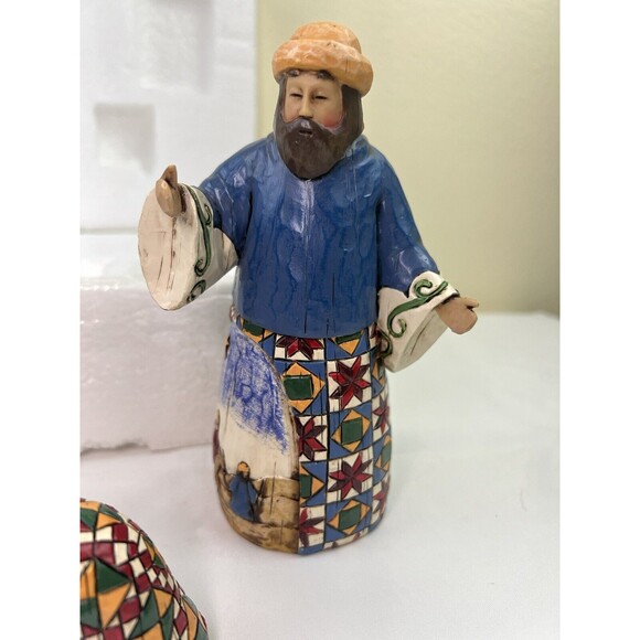 Vtg Jim Shore Heartwood Creek 2003 Nativity Set Holy Family Figurine‎ 3 Pcs NOB - Picture 3 of 12